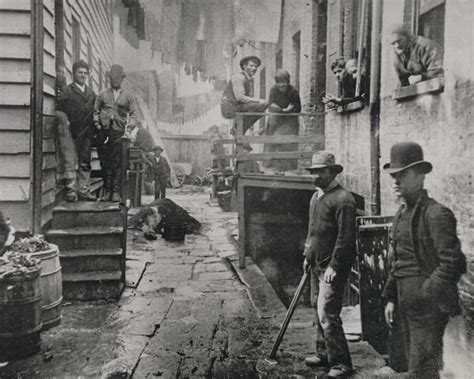 Bandits Roost 59 12 Mulberry Street In New York City 1888 By Jacob
