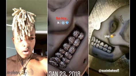 Xxxtentacion Birthday Cake Is Insane Skull With Diamond Grill Youtube