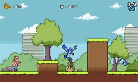 Regular Show Mordecai And Rigby In 8 Bit Land 3ds Screenshots
