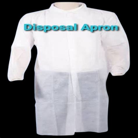 White Plain Disposable Aprons For Safety And Protection Size S L At Rs 60 In Ankleshwar