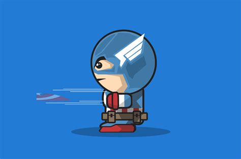 2560x1700 Captain America Cartoon Minimal Art 4k Chromebook Pixel Hd 4k