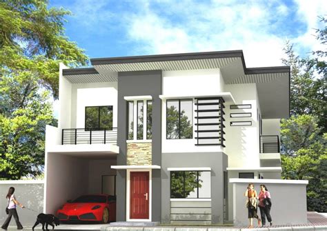 Two Storey Residential House Dwg Home