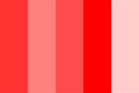 Light Reds Color Palette