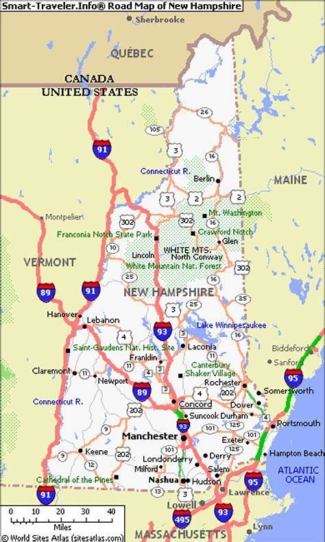 Map Of Maine And New Hampshire Campus Map