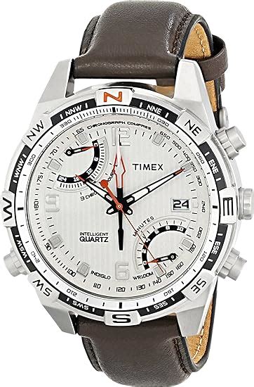 Timex Intelligent Quartz Men S Flyback Chronograph Compass Watch With