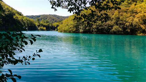 Turquoise Lake Plitvice Croatia Stock Image Image Of