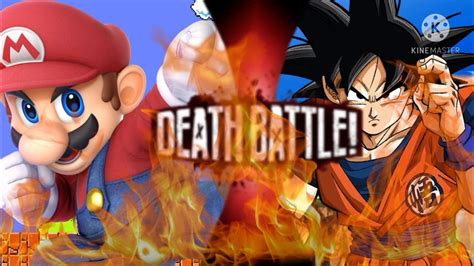 Fan Made Trailer Death Battle Mario Vs Goku Super Mario Bros Vs