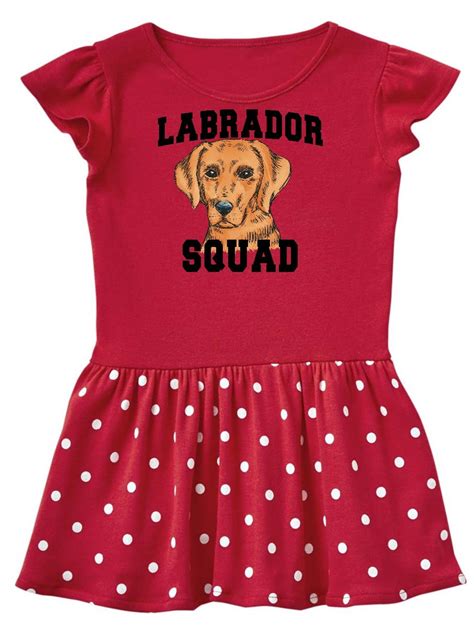 Inktastic Dog Labrador Squad Toddler Dress
