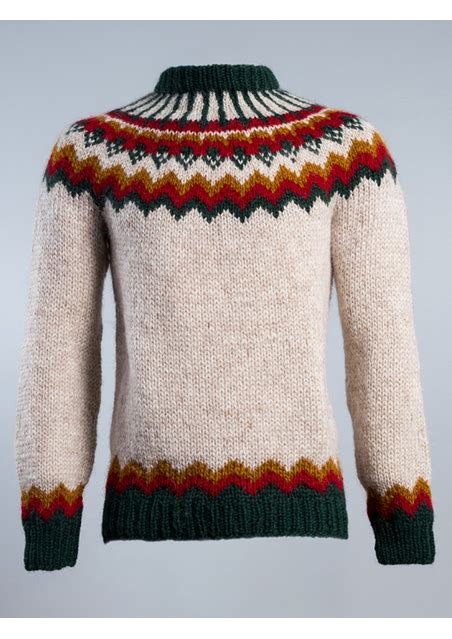Lopi Sweater From Iceland Handknitted In Icelandic Wool