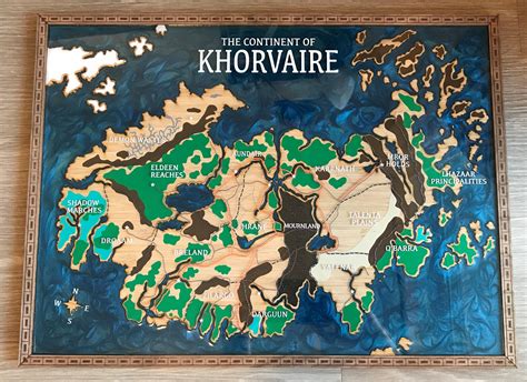 Resin Map Of Khorvaire Reberron