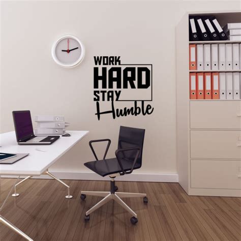 Work Hard Stay Humble Wall Decal