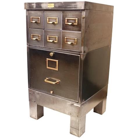 This sample shows how script is used to generate file cabinets from a windows installer database. Vintage 1940s Industrial Raw Steel File Cabinet Card ...