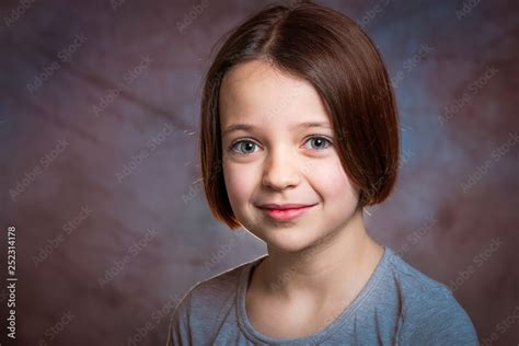 9 Years Old Girl Portrait Stock Photo Adobe Stock