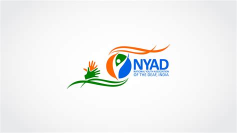 National Youth Association Of The Deaf India Logo On Behance