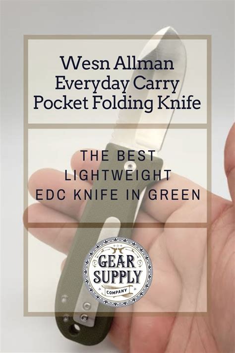 Wesn Allman Everyday Carry Pocket Folding Knife The Best Lightweight