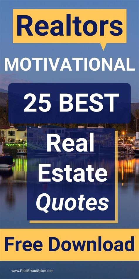 75 Inspirational Real Estate Quotes That Motivate Real Estate Quotes