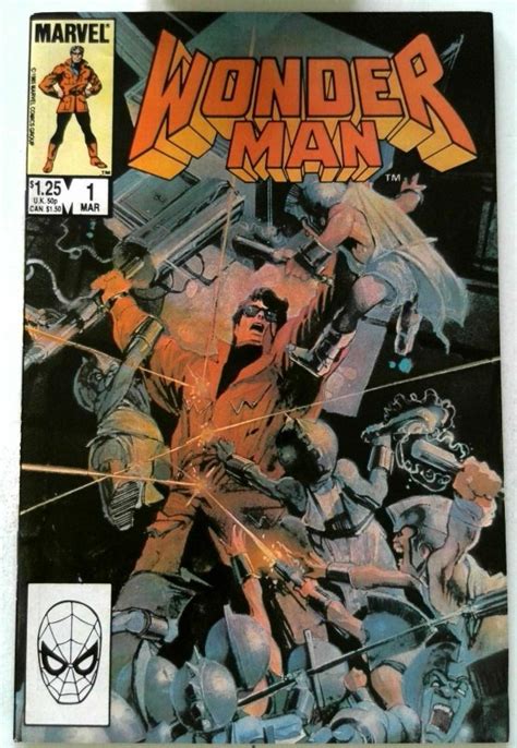 Wonder Man One Shot 1 Marvel 1986 Vfnm Copper Age Comic Book 1st