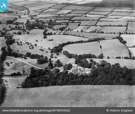 Epw059022 England 1938 Woodcote Manor House And Park And Surrounding