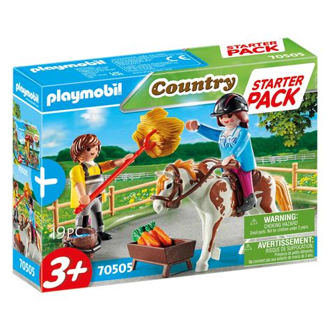 Playmobil Starter Pack Granja De Caballos Superjuguete Montoro