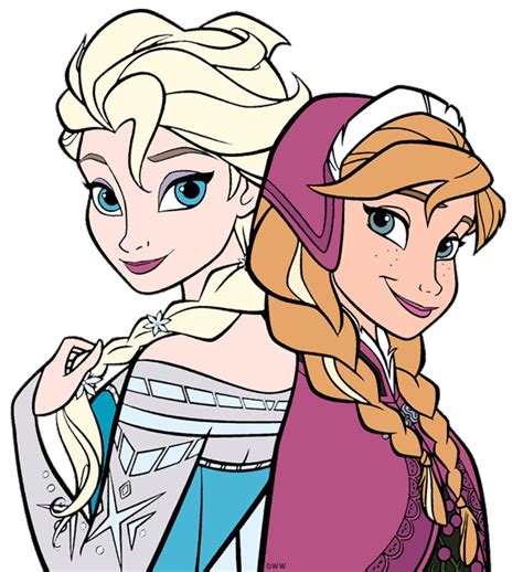 215 Elsa And Anna Svg Free SVG PNG EPS DXF File