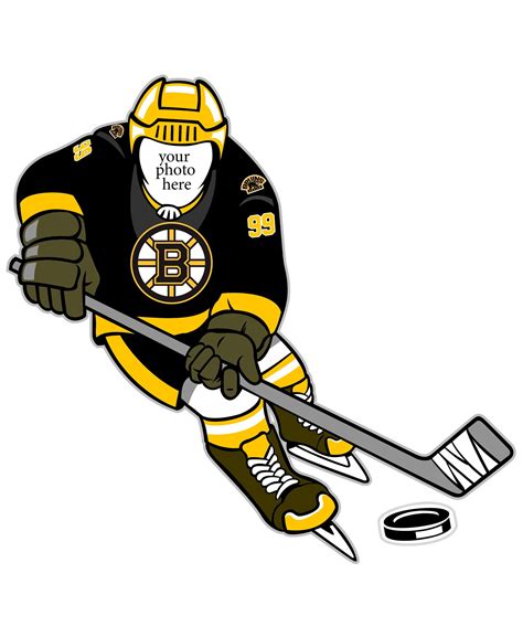 Boston Bruins Digital Vector Template Of The Form Of Your Etsy