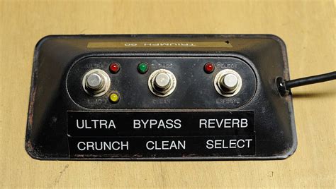 Redplate City Peavey Footswitch Conversion Triumph To Ultra