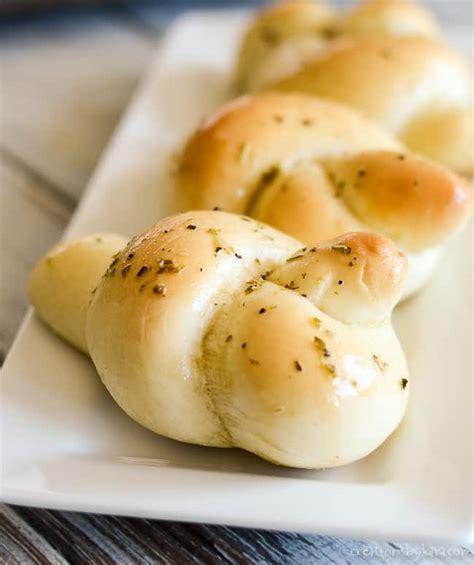 Homemade Garlic Knots Recipe Creations By Kara