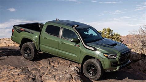 To Get An Idea Of The Army Green Toyota Tacoma Toyota Tacoma Trd