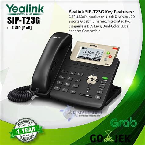 Jual Yealink Sip T23g Professional Ip Phone Di Lapak Kss Store