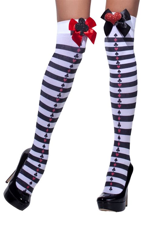 Stripy Bow And Glitter Stockings