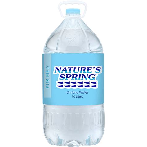 Natures Spring Drinking Water 10l Water Walter Mart