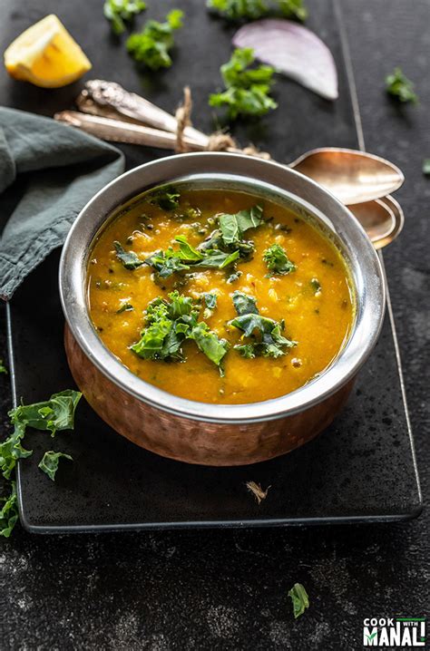 Instant Pot Kale Garlic Dal Cook With Manali