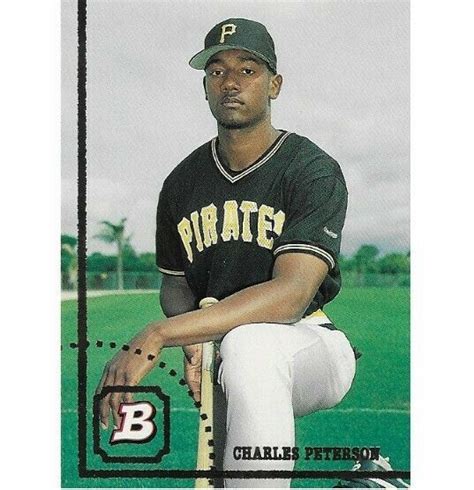 Peterson Charles Pittsburgh Pirates Bowman 658 Baseball Trading