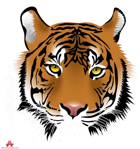 Tiger Face Clipart Clip Art Library