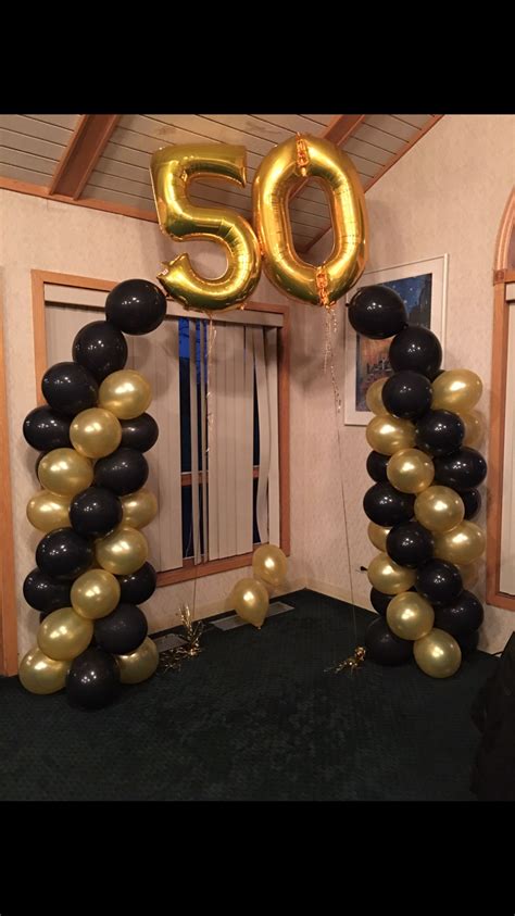 Give the gift of laughter for a birthday that begs for humor. Balloon arch for Birthday Party | 50th birthday party ...