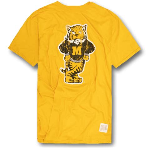 Retro Missouri Tigers T Shirt Machine Washable 100 Cotton