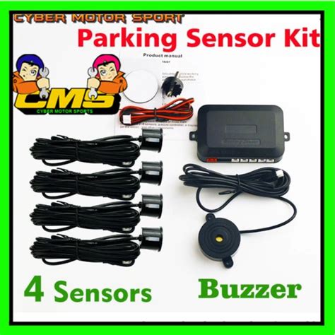 Jual Sensor Parkir 4 Titik Indikator Suara Sensor Mundur 4 Titik