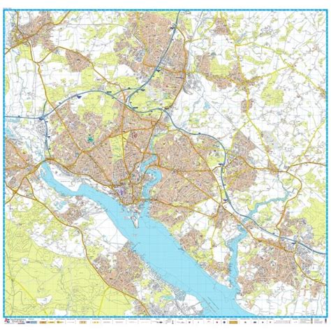 Southampton City Wall Maps