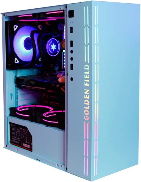 Wsnbb Blue Gaming Case Mid Tower Atx M Atx Pc Gaming Free Nude Porn