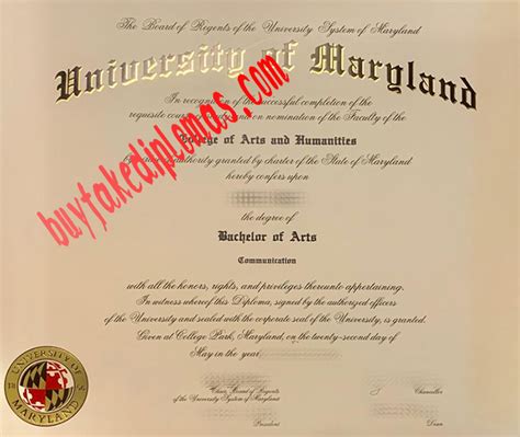 The Fastest Way To Get University Of Maryland College Park Fake Diploma Online Buy Fake