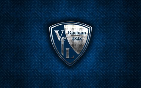 Download hd fc bayern munich wallpapers best collection. Download wallpapers Bochum FC, blue metal background ...