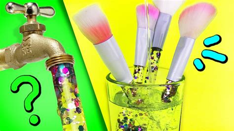Diy Liquid Glitter Makeup Brushes