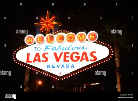 Welcome To Las Vegas Sign High Resolution Stock Photography And Images