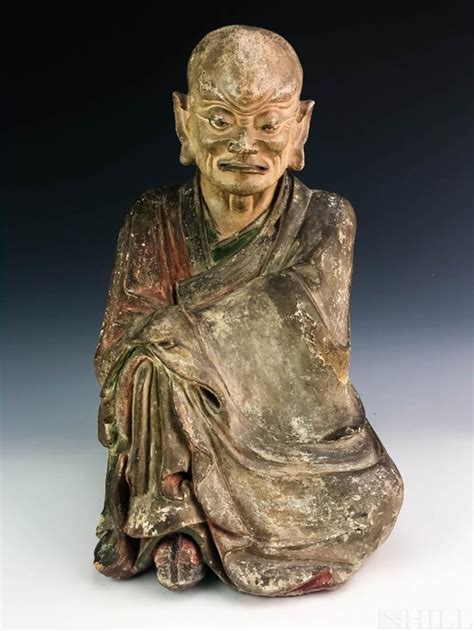 Sold Price Old Chinese Sung Era Buddhist Monk Pottery Statue