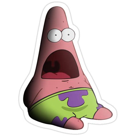 Patrick Star Stickers By Immortalsushi Redbubble
