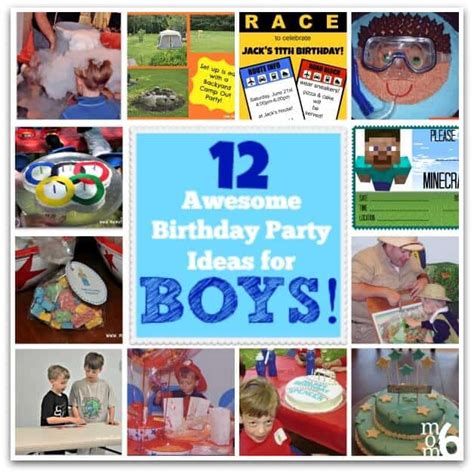 3 year old party games. 12 Awesome Birthday Party Ideas for Boys! - MomOf6