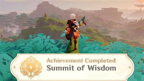 How To Get Summit Of Wisdom Achievement Genshin Impact