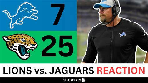 Lions Rumors News After Loss Vs Jaguars Dan Campbell Chase Cota Jack Campbell Youtube