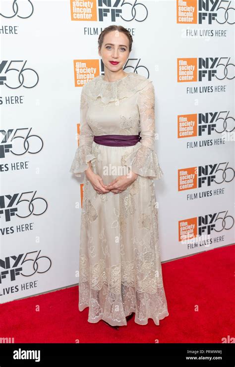 New York NY October Zoe Kazan Wearing Dress By Valentino Attends The Netflix The