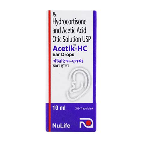 Acetik Hc Ear Drops 10ml Buy Medicines Online At Best Price From